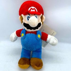 Super Mario Bros 2016 Mario Plush Toy 8" NWT
